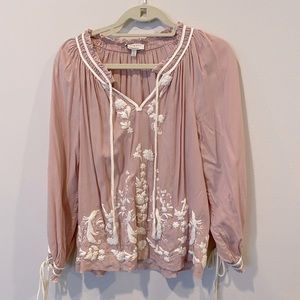 Lucky Brand Embroidered Top